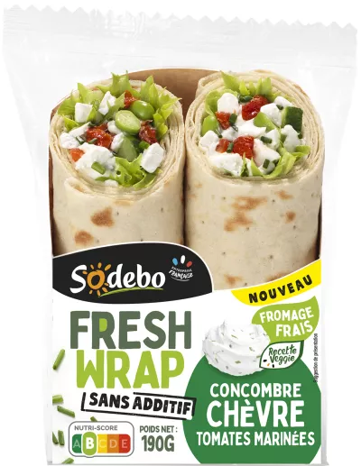 Sdw Fresh Wrap Chevre 190g