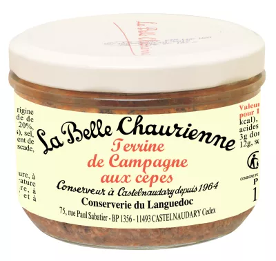Country Cepes Terrine 180g - LA BELLE CHAURIENNE
