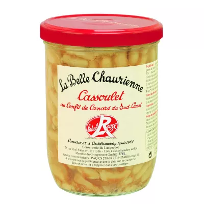Cassoulet confit canard 750g - LA BELLE CHAURIENNE
