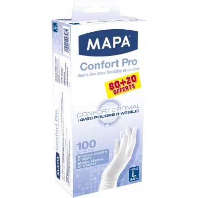 Gants confort pro taille L x100 - MAPA