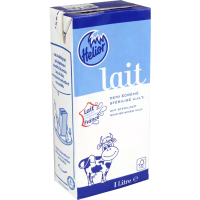 UHT-sterilisierte teilentrahmte Milch, 6x1l - HELIOR