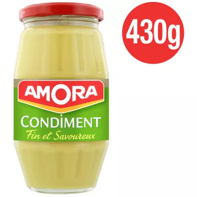 Condimento Mostarda Fino e Gourmet, 430g - AMORA