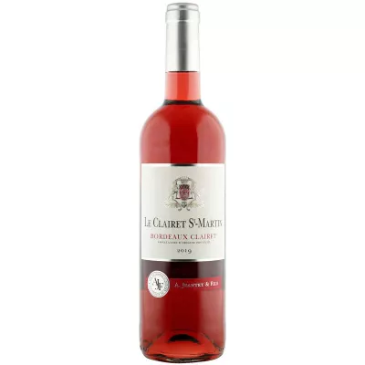 Bordeaux Roséwein Clairet AOP 2019, 11,5°, LE CLAIRET ST MARTIN
