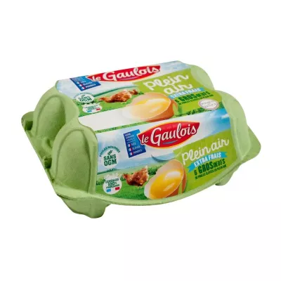 Large extra fresh free-range eggs X6 - LE GAULOIS