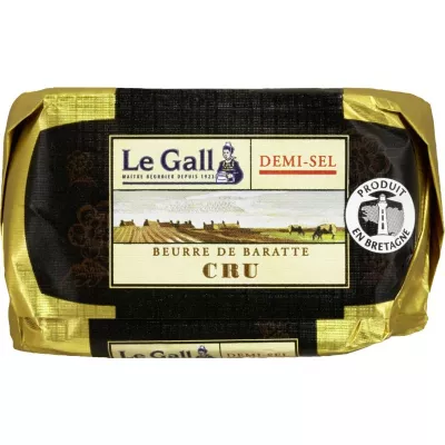 Raw Churned Semi-Salted Butter 250g - Le Gall