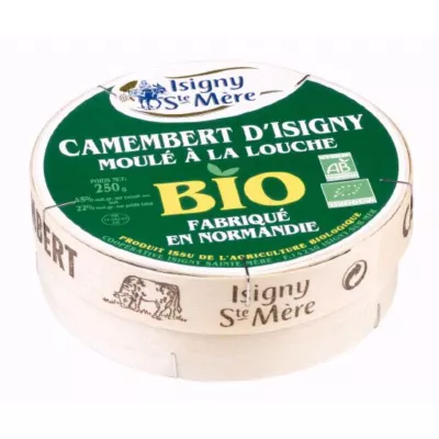 Camembert Bio Moulé à la Louche 22% 250g - ISIGNY STE MERE