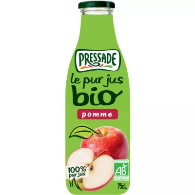 Pur jus de pomme BIO 75cl - PRESSADE