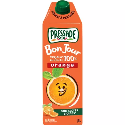 Jus 100% orange 1,5L - PRESSADE
