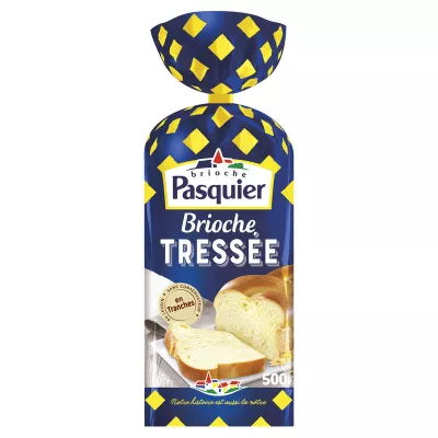 Brioche Tressée Tranchée 500g - PASQUIER