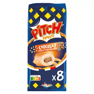 Brioche Pitch Chocolait Céréales Croustillantes X8 300g - BRIOCHE PASQUIER