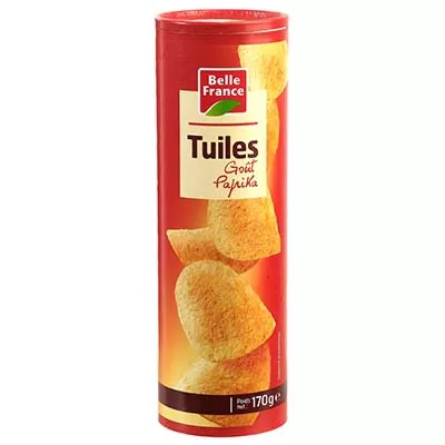 Tuiles Goût Paprika 170g - BELLE FRANCE