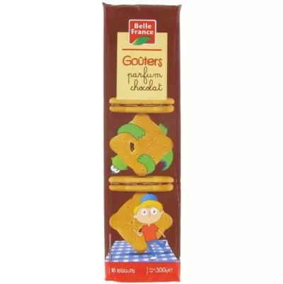 Carré Chocoladesmaak Snack X 16 300g - BELLE FRANCE