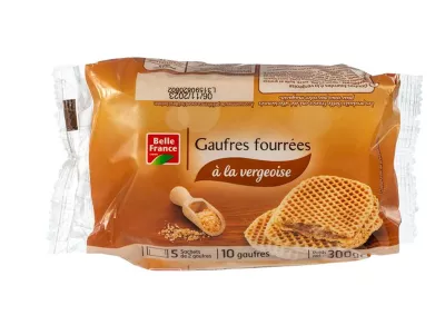 وافل محشو بالفيرجواز × 10 300 جرام - BELLE FRANCE