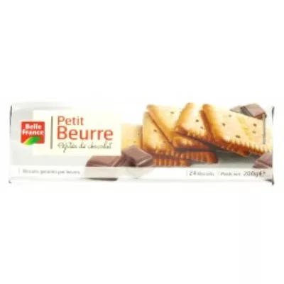 Burro con gocce di cioccolato piccolo x 24 200 g - BELLE FRANCE