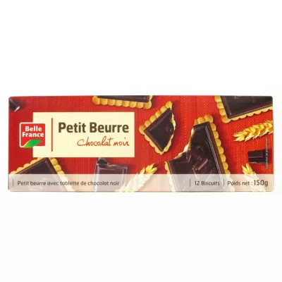 पेटिट बेउरे डार्क चॉकलेट एक्स 12 150 ग्राम - BELLE FRANCE