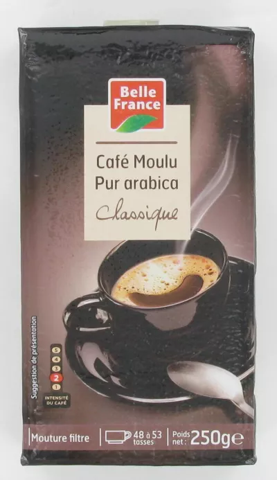 Cà phê xay cổ điển Arabica nguyên chất 250g - BELLE FRANCE