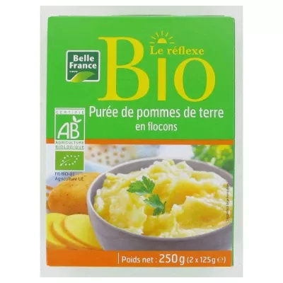Purée Pomme De Terre En Flocons Le Réflexe Bio 2x125g - BELLE FRANCE