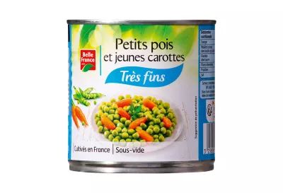 بازلاء ناعمة جداً وجزر صغيرة 265 جرام - BELLE FRANCE