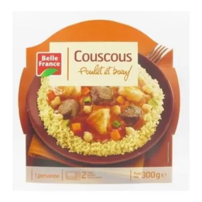 Chicken and beef couscous vegetables 300g - BELLE FRANCE