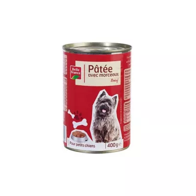 Pâté Miếng Bò Cho Chó Nhỏ 400g - BELLE FRANCE