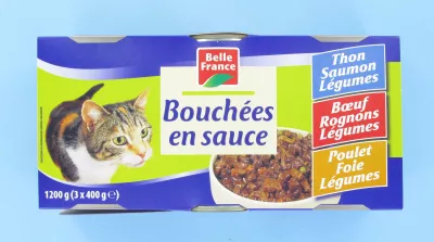 猫用酱鱼片 4x100g - BELLE FRANCE
