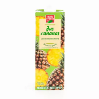 Jus D'ananas à Base De Jus Concentré 1l - BELLE FRANCE