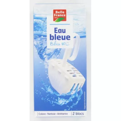 Blauw Watertoiletpotblok 2x40g - BELLE FRANCE