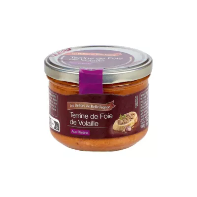 Grape poultry terrine 180g - Les DÉlices De Belle France