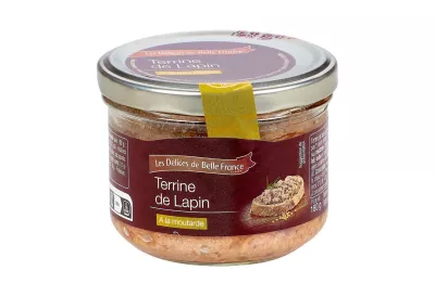 Terrine Lapin A La Moutarde 180g - Les DÉlices De Belle France