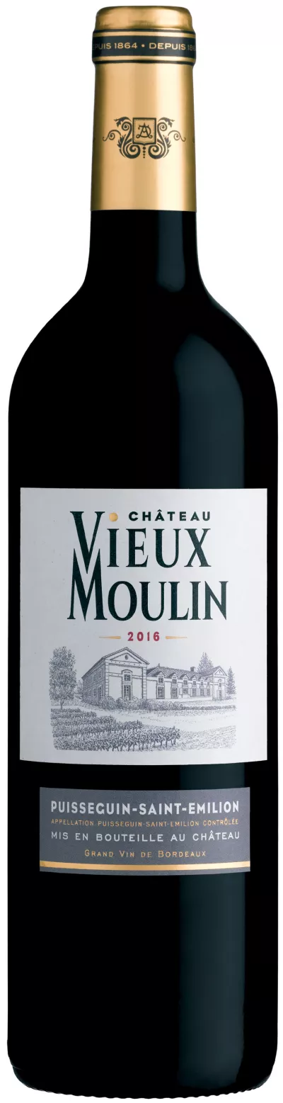 النبيذ الاحمر Pisseguin St Emilion، 13.5 درجة، 75cl - CHÂTEAU VIEUX MOULIN