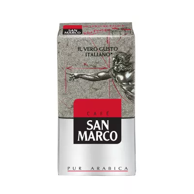 शुद्ध अरेबिका ग्राउंड कॉफ़ी 250 ग्राम - SAN MARCO