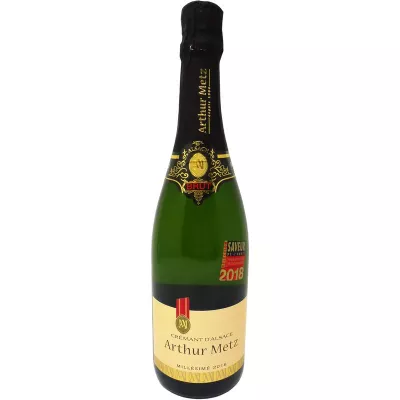 Weißwein Crémant d'Alsace AOP Brut Jahrgang 2015, 12°, 75 cl - ARTHUR METZ