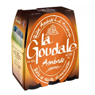 Ouderwets Amberbier, 6x25cl - LA GOUDALE