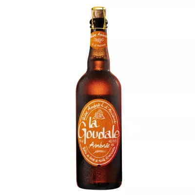 Bia ya zamani ya amber, 75cl - LA GOUDALE