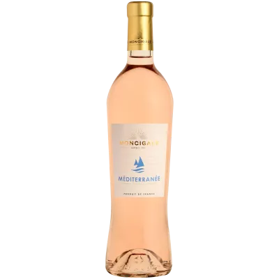 Vin Rosé de Provence Méditerranée, 12,5°, 75cl - MONCIGALE