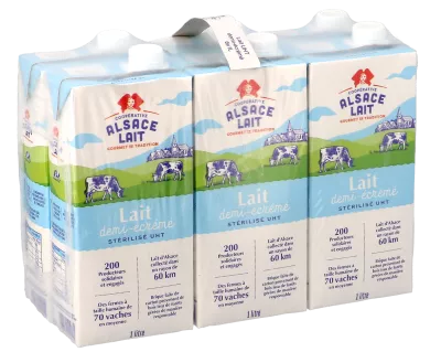 Alsace Lait 1 2ecr Bk Uht 6x1l