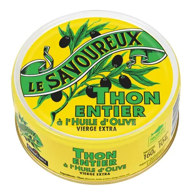 Ganzes Thunfisch in Olivenöl, 160 g -  LE SAVOUREUX