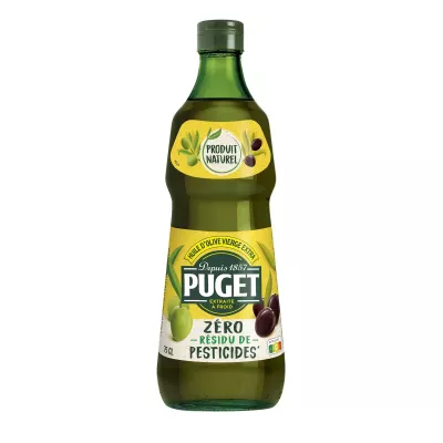 Extra Virgin Olive Oil, Zero Pesticide Residue 75cl - Puget