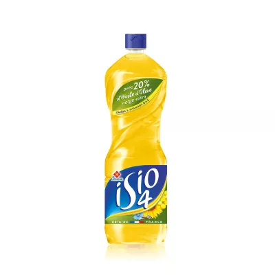 混合油 4 種油と 20% エキストラバージン オリーブオイル Isio 4 1l - Lesieur