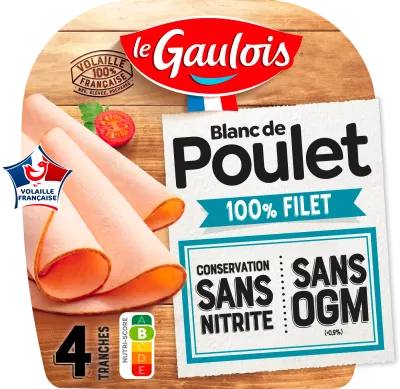 Blanc de Poulet Sans Nitrite, 160g - LE GAULOIS
