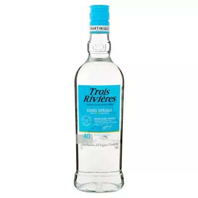 Witte Agricole Rum uit Martinique, 40°, fles van 70cl - TROIS RIVIERES