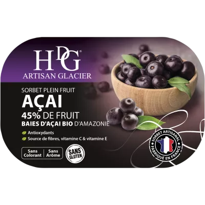 Sorbetto Acai 487,5g - Histoires De Glaces