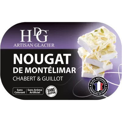 Montelimar Nougat-Eiscreme 487,5 g - Histoires De Glaces