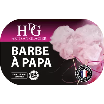 Glace Barbe A Papa 487.5g - Histoires De Glaces