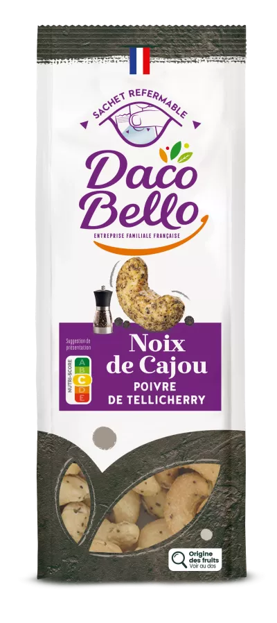 Cashew Nuts Tellicherry Pepper 200g - Daco Bello