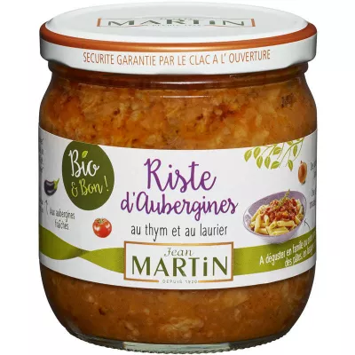 Riste Aubergine Bio 360g - JEAN MARTIN