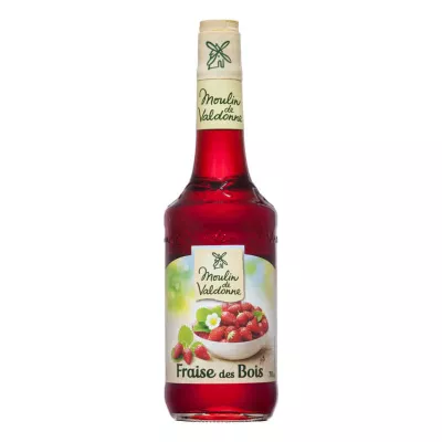 ワイルドストロベリーシロップ 70cl -  MOULIN DE VALDONNE