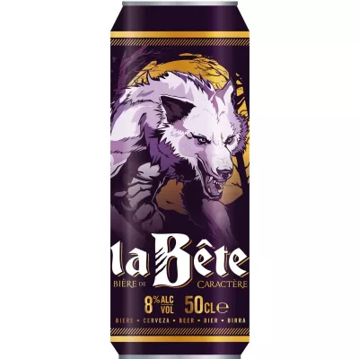 Bière Ambrée ,8°,50cl - LA BÊTE