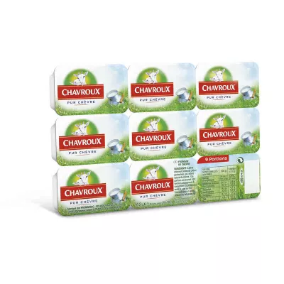 Pure Goat Fresh Cheese 9 Servings 162g - CHAVROUX