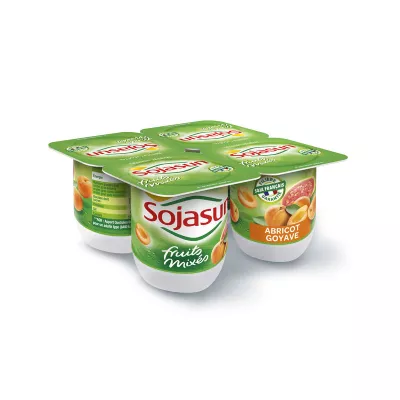 Абрикосовый йогурт с гуавой 4х100г - SOJASUN